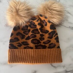 Baby Gap Leopard Beanie